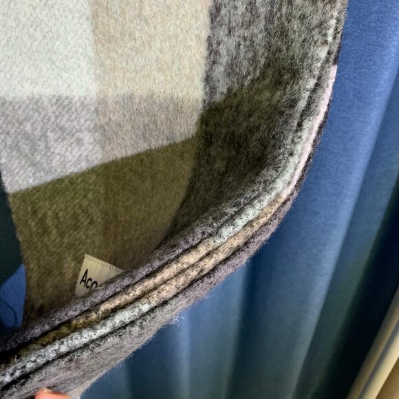 Acne Studios Mohair Check Scarf - Picture 5 of 7